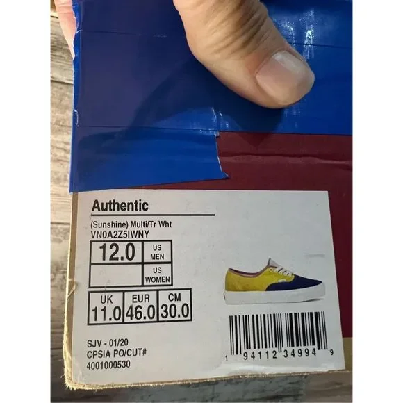 New Authentic VANS Sunshine